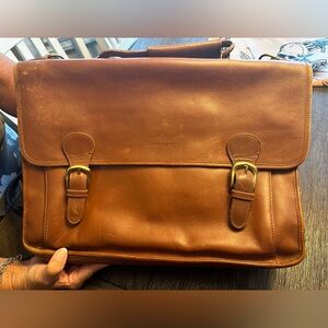 Etienne Aigner Tan Leather Interior